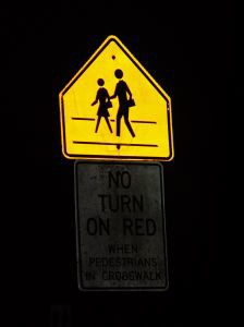 pedestrian sign