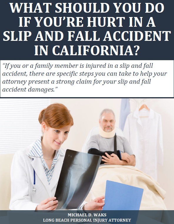 slip and fall accident in california