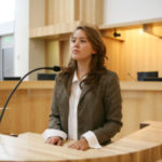 Woman Testifying