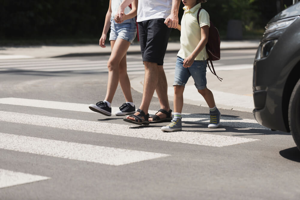 people walking in street