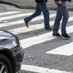 people in crosswalk