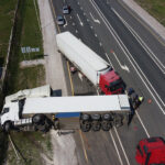 truck accident on highway